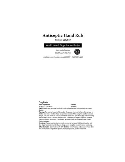 Front And Back Label (Idc One Label)